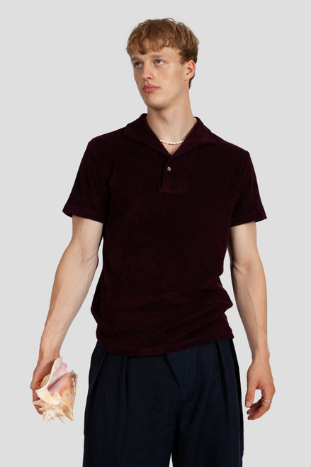 LA CONCH "Playshirt" Terry Aubergine