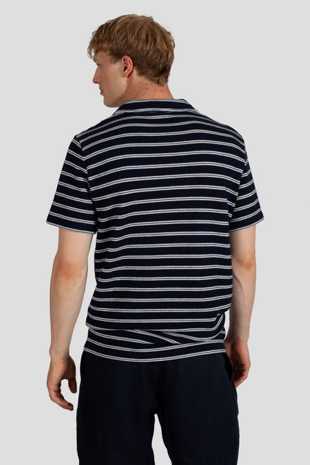 LA CONCH "Playshirt" Navy White Strick