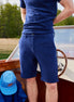 LA CONCH "Playshorts" Terry fountain blue