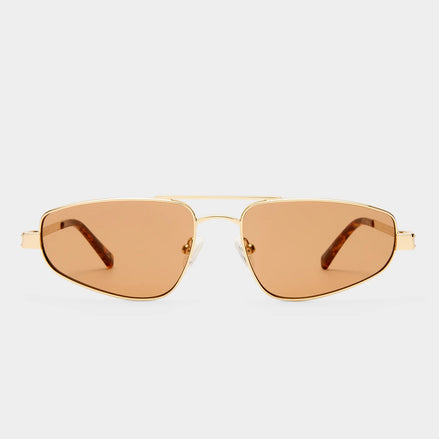 Lespecs "Treasure" Sonnenbrille Gold
