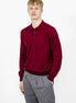 Bowler Berlin Merino Polo Burgund Burgund dark