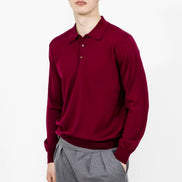 Bowler Berlin Merino Polo Burgund