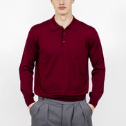 Bowler Berlin Merino Polo Burgund