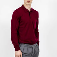 Bowler Berlin Merino Polo Burgund