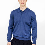 Bowler Berlin Merino Polo Denim