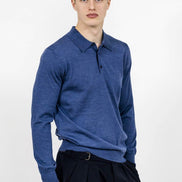 Bowler Berlin Merino Polo Denim