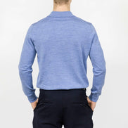 Bowler Berlin Merino Polo Hellblau