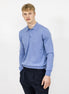 Bowler Berlin Merino Polo Hellblau