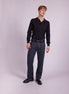 Bowler Berlin Seide Polo Schwarz