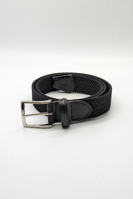 Bowler Berlin Gürtel "Micro Chevron" Schwarz/Schwarz