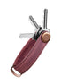 Orbitkey Key Organiser Crazy Horse Leather Mulled Wine