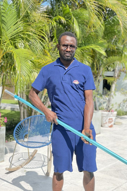 LA CONCH "Playshirt" Terry fountain blue