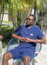 LA CONCH "Playshirt" Terry fountain blue