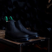 Solovair Black Greasy Dealer Boot