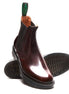 Solovair Burgundy Rub-Off Hi-Shine Dealer Boot