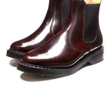 Solovair Burgundy Rub-Off Hi-Shine Dealer Boot
