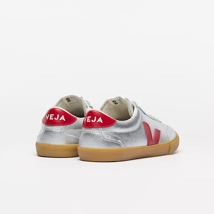 Veja Volley Leather Silver Pepper