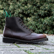 Solovair Brown Gaucho Crazy Horse 6 Eye Astronaut Boot