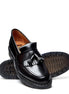 Solovair Black Hi-Shine Tassel Loafer