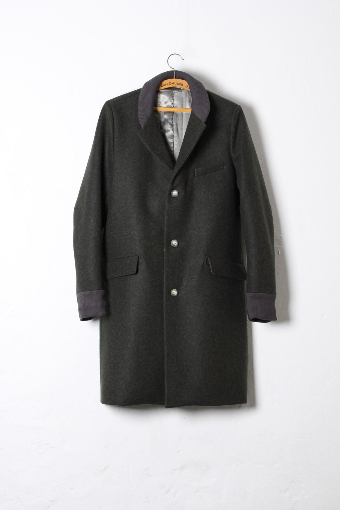 Director´s Cut Herren Wollmantel "Crombie" Dunkelgrau