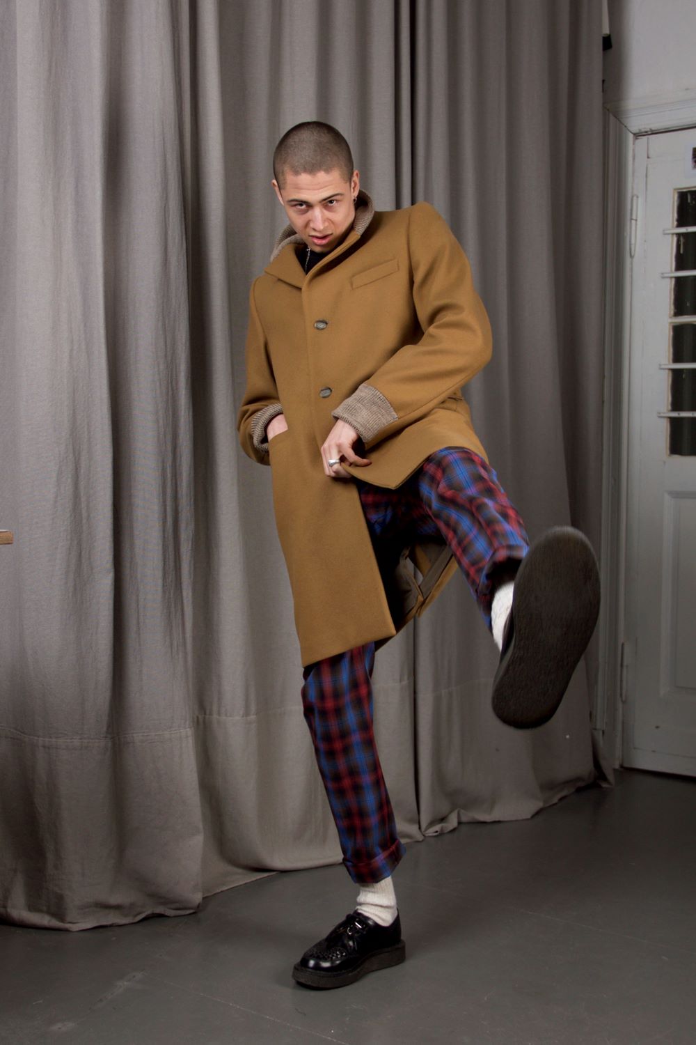 Director´s Cut Herren Wollmantel "Crombie" Camel