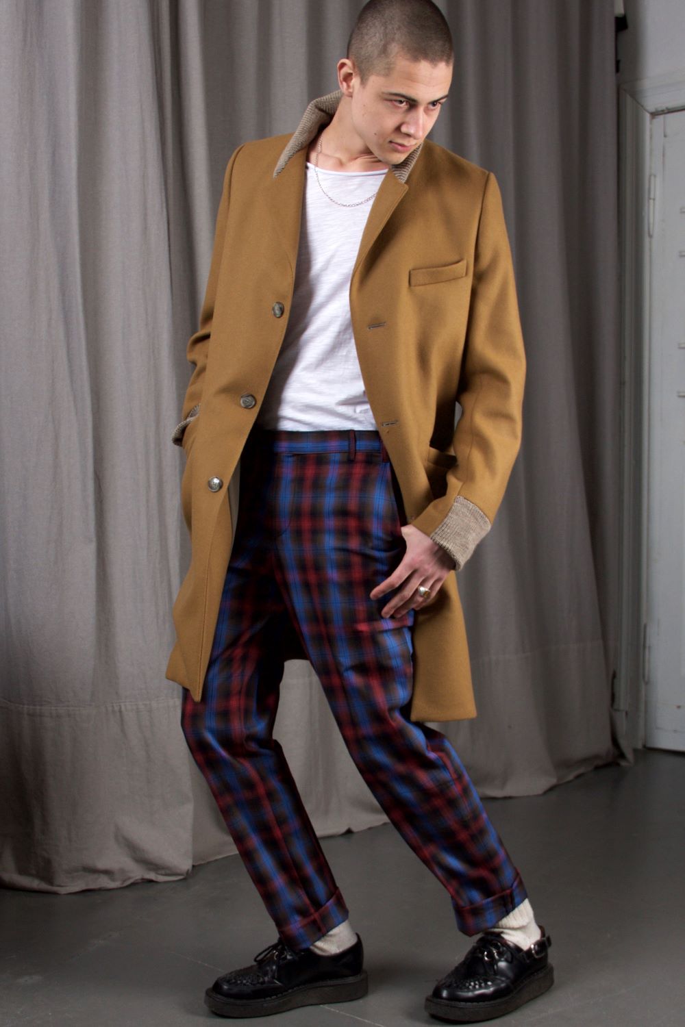 Director´s Cut Herren Wollmantel "Crombie" Camel