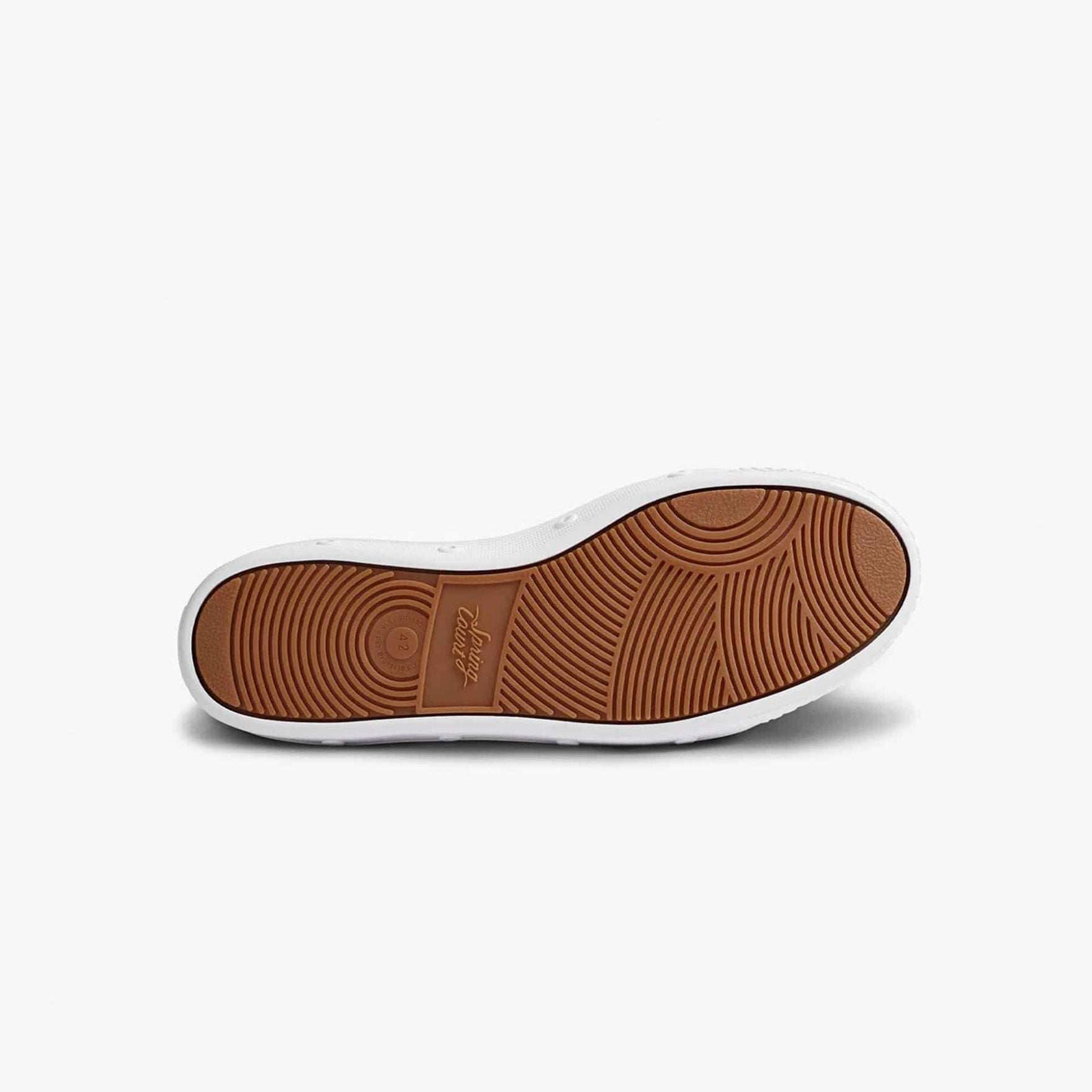 Spring Court B2 Sheepskin Leather White