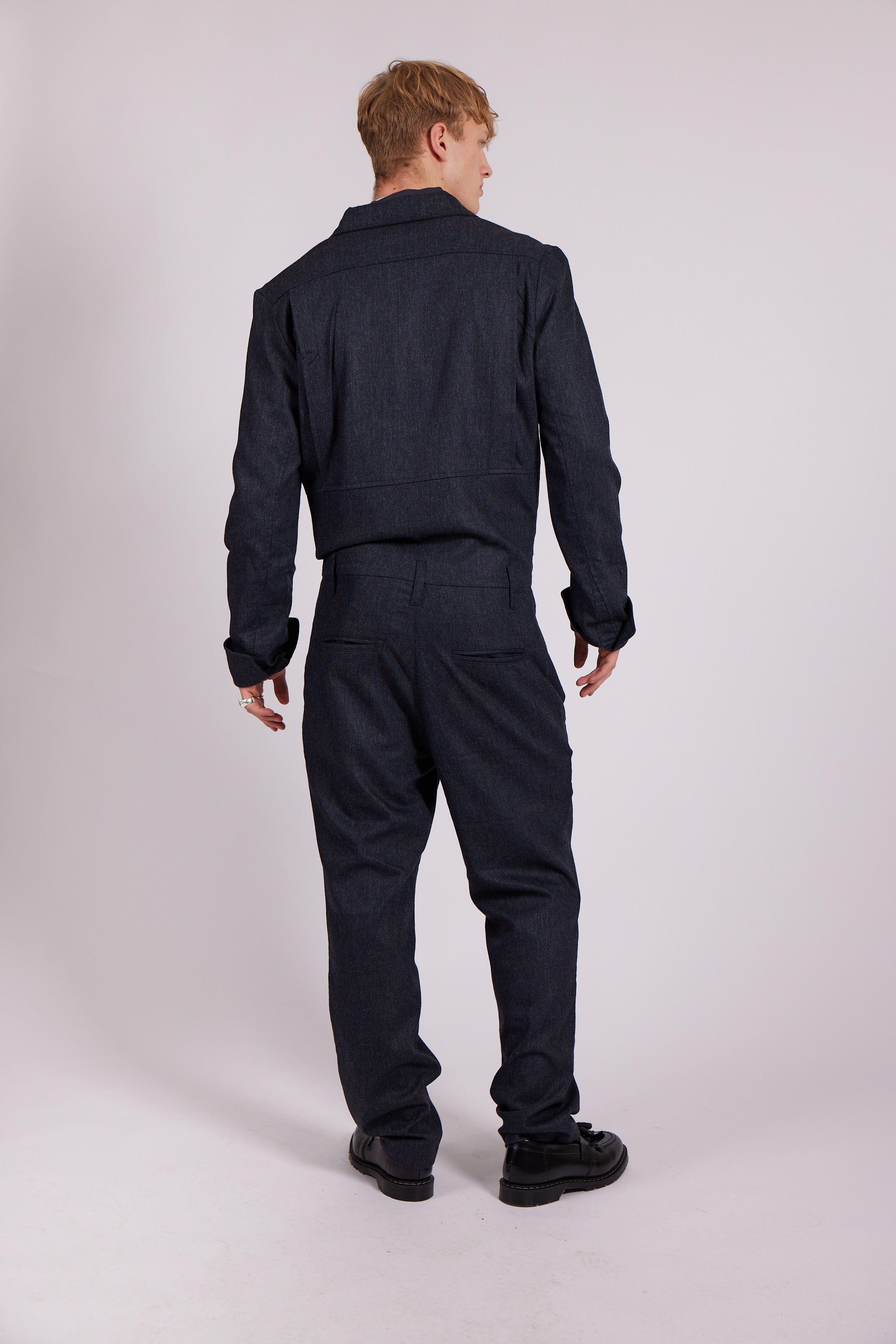 Bowler Berlin Overall / Siren Suit "Churchill" black & blue