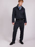 Bowler Berlin Overall / Siren Suit "Churchill" black & blue