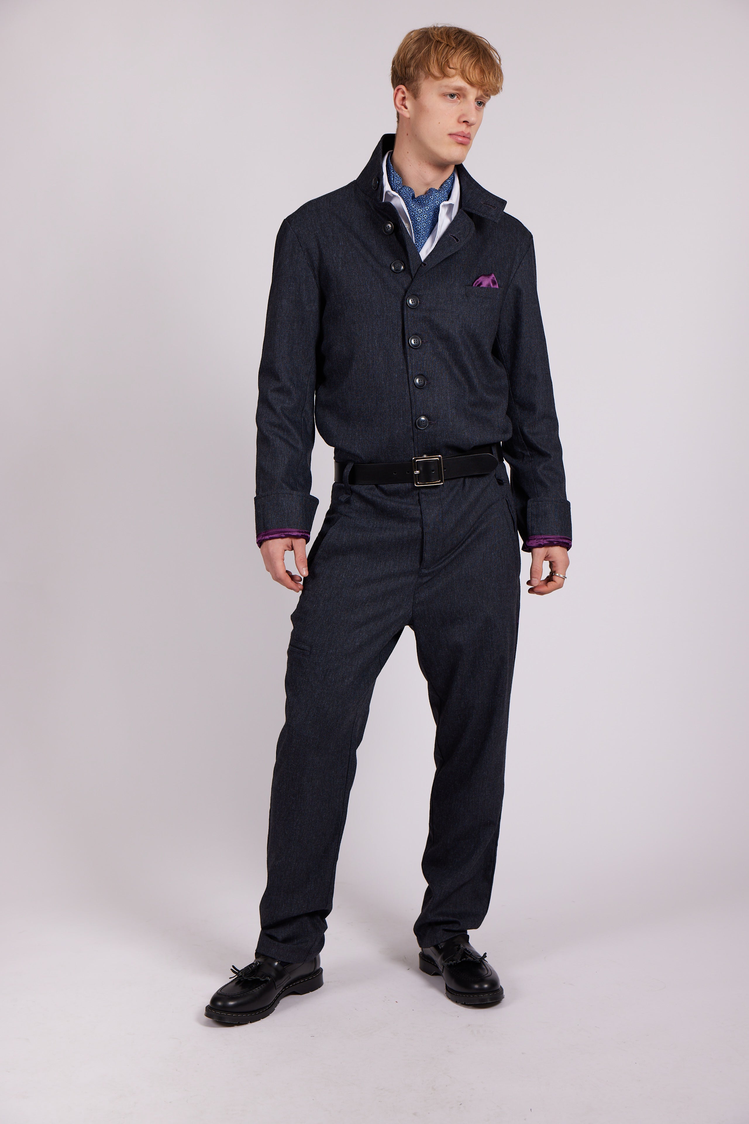 Bowler Berlin Overall / Siren Suit "Churchill" black & blue