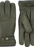 Hestra "Utsjö" Elchleder Handschuh Dark Forest