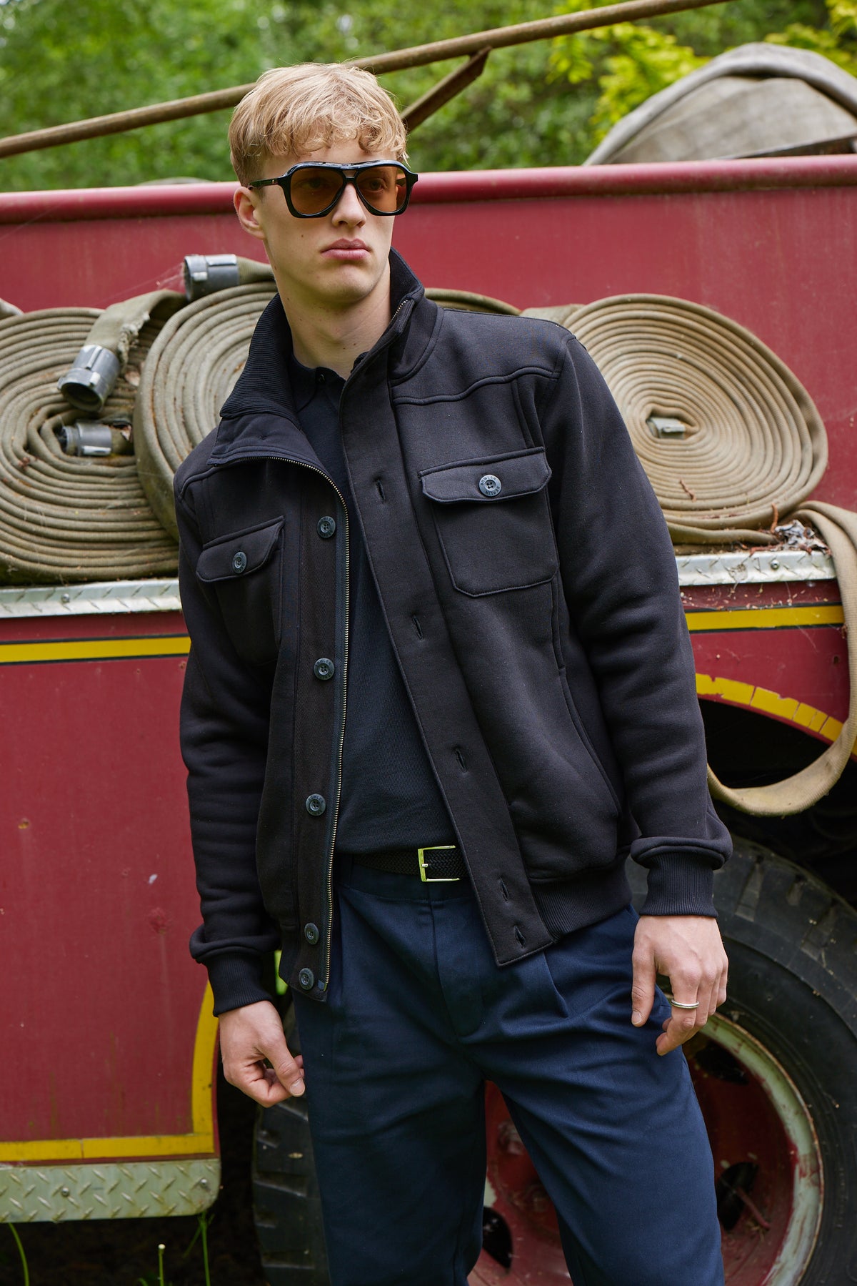Bowler Berlin Sweatjacke Black