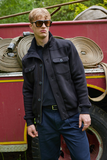 Bowler Berlin Sweatjacke Black