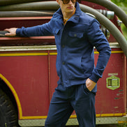 Bowler Sweatjacke Navy Fishbone