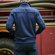 Bowler Sweatjacke Navy Fishbone