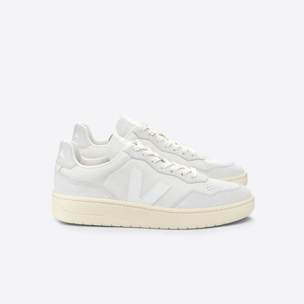 Veja V-90 O.T. Leather Gravel White