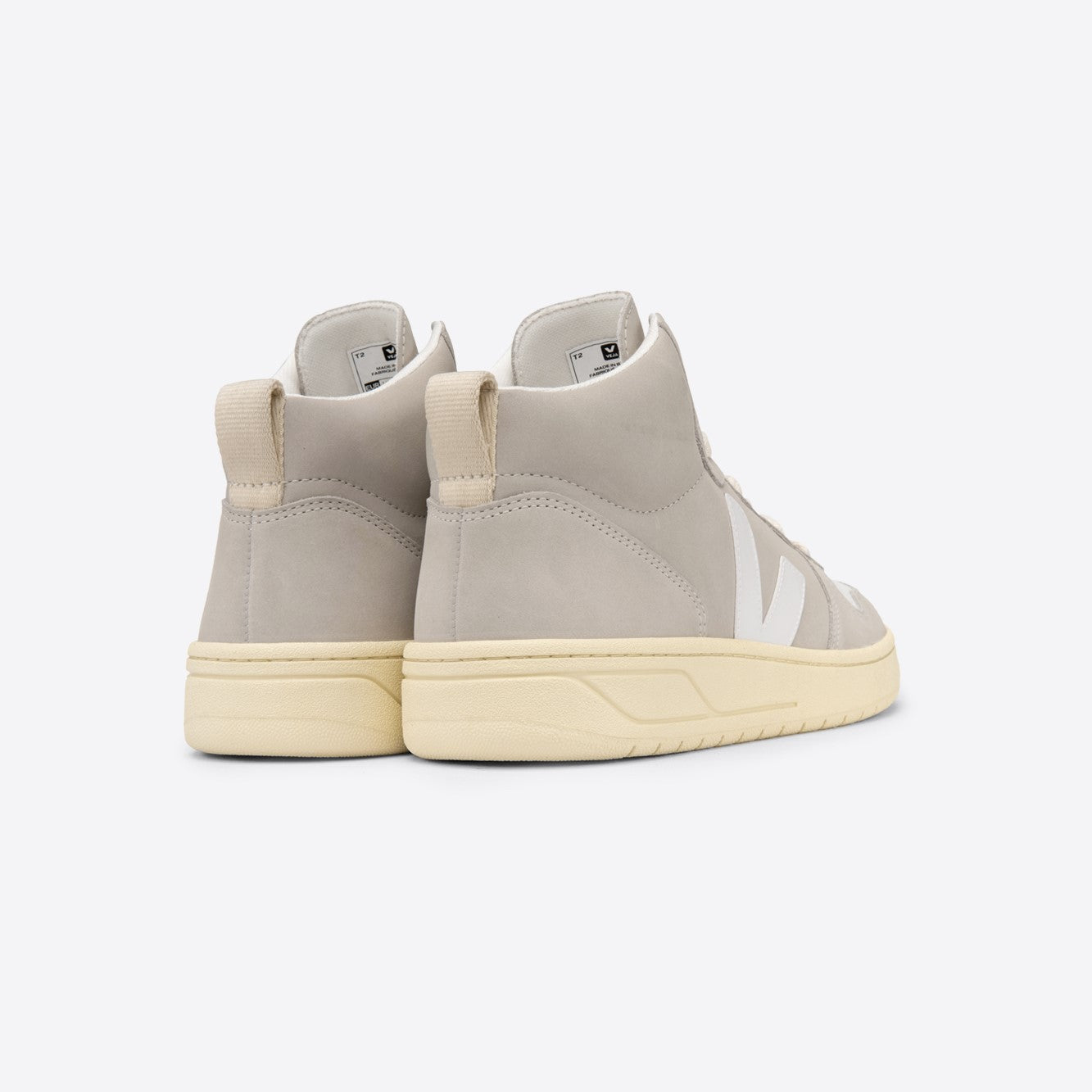 Veja V-15 Nubuck Natural White