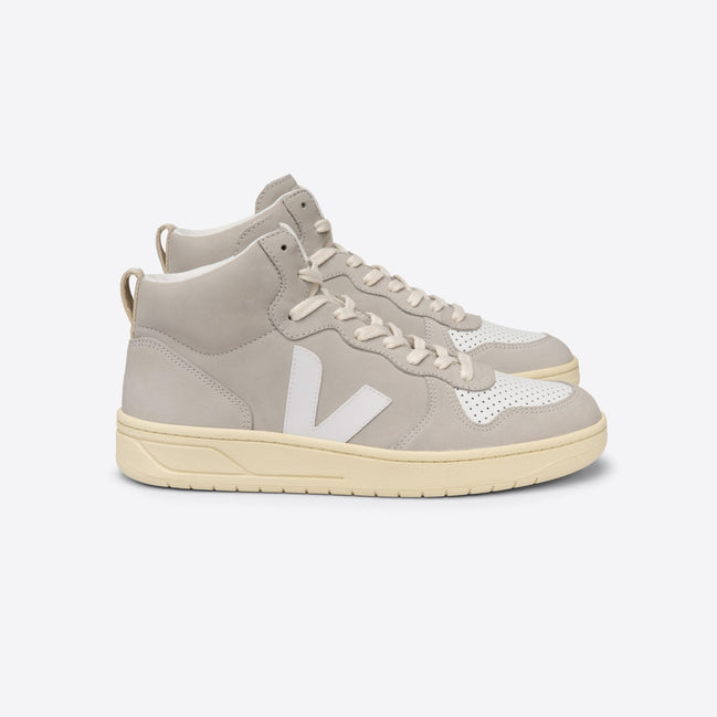 Veja V-15 Nubuck Natural White