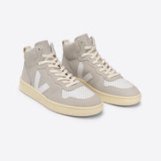 Veja V-15 Nubuck Natural White