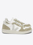 Veja V-10 Chromefree Leather Extra-White Natural Sahara