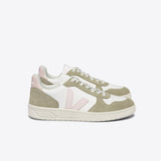 Veja V-10 Chromefree Leather Extra-White Petale Sahara