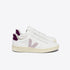 Veja V-12 Leather Extra-White Parme Magenta