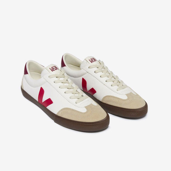 Veja-Volley-weiss-rot-Sneaker