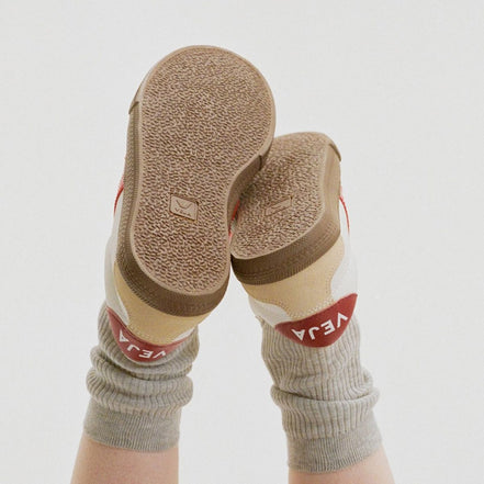 Veja Volley Leather White Pekin Bark