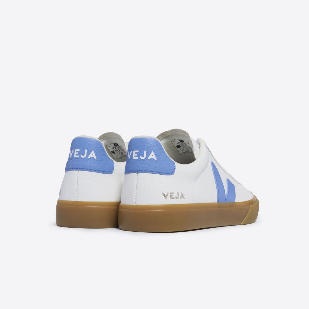 Veja Campo Chromefree Leather Extra-White Aqua Natural