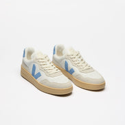 Veja V-90 Leather White Aqua Natural