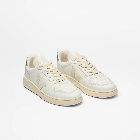Veja V-82 Leather white pierre kiwi