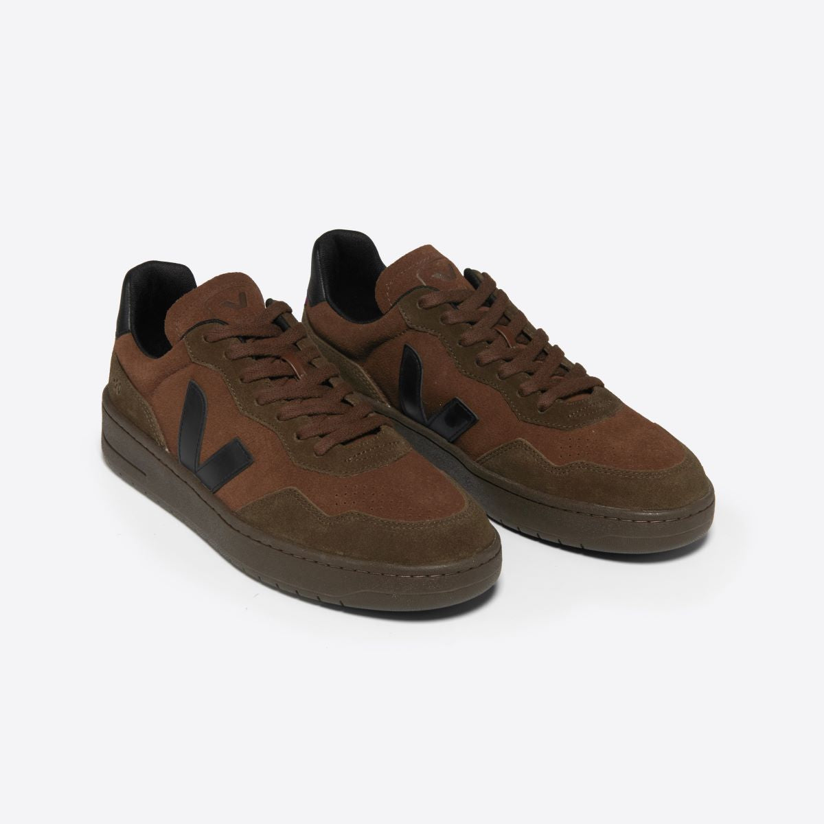 Veja V-90 Suede Walnut Black