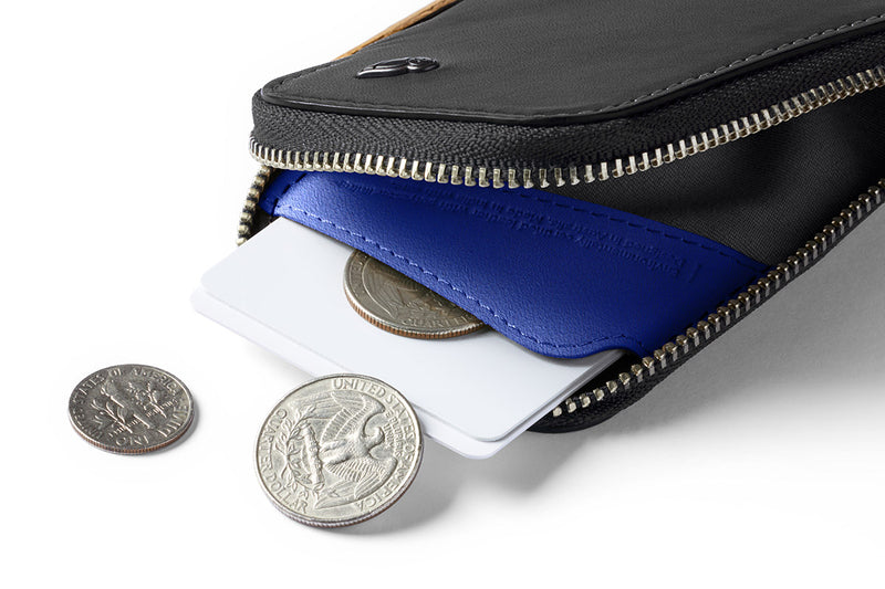 Bellroy Card Pocket Charcoal Cobalt