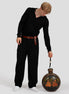 Bowler Berlin Hose "Barrique" Black (barrel leg pants)